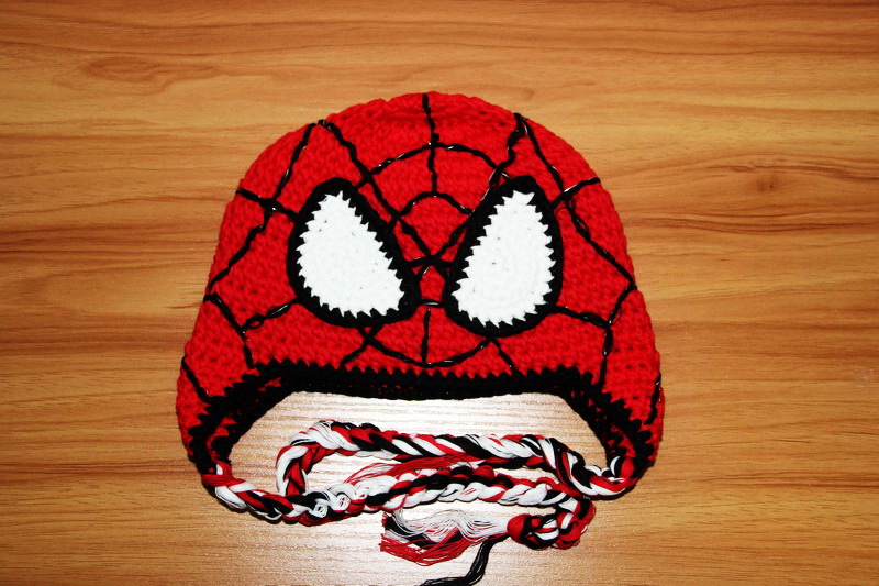 Gallery For > Crochet Spiderman Hat Pattern Free