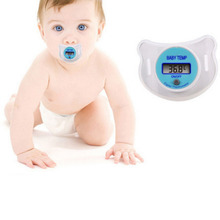 Practical New Baby Kid LCD Digital Mouth Nipple Pacifier Thermometer Temperature