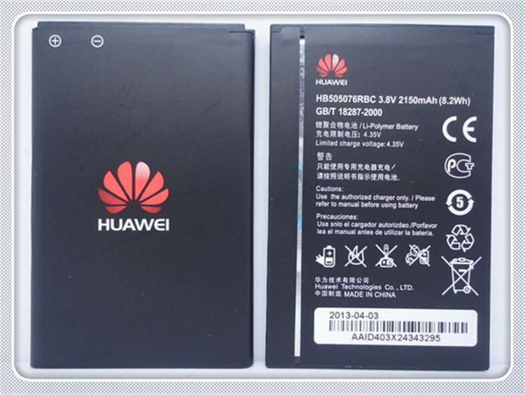 3.8  2150    Bateria  Huawei Ascend A199 G710 G610 G610S G700 G606 C8815 G716 Y600 G615  HB505076RBC
