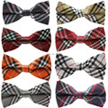 designer Mens neck tie Bowtie plaid Bow Tie Tuxedo butterfly tie fancy dress high qulity men