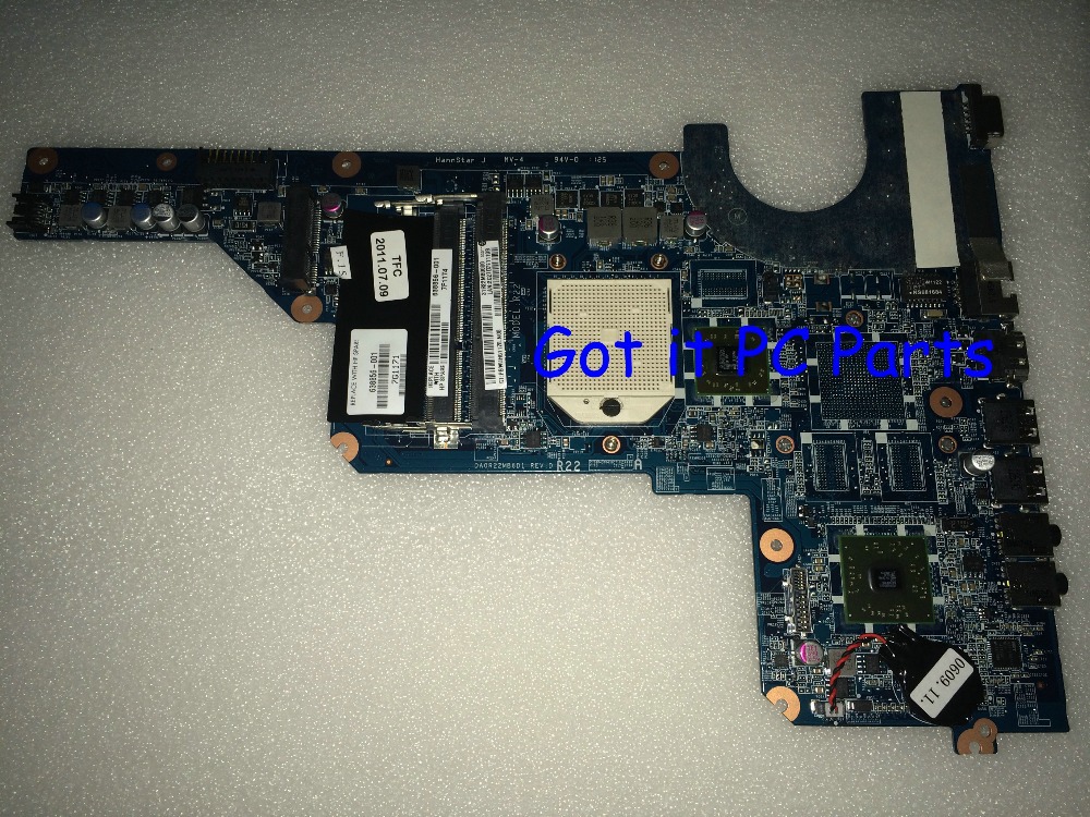 NEW ! DA0R22MB6D1 REV : D R22 638856-001 Mainboard Laptop motherboard for HP Pavilion G6 G4 G7 Notebook PC