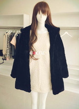 Real natural Genuine full pelt rex Rabbit Fur Coat whole skin fur jacket women fashion winter fur waistcoats customized