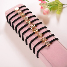 2015 New Gilded cartoon rubber band hair rope A variety of styles Hot sell Free shipping