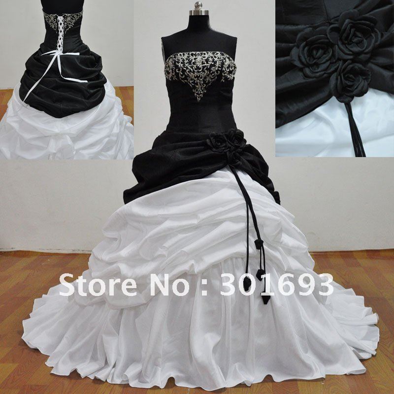 black wedding dress with corset