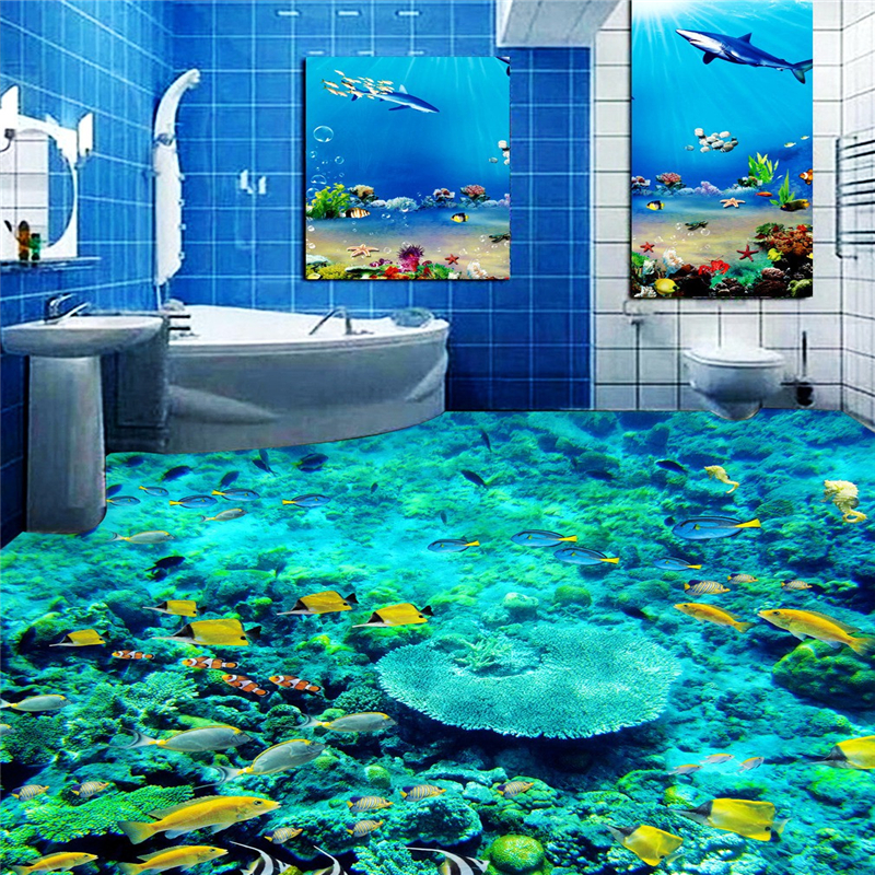 font b fish b font font b Underwater b font World toilet Custom font b