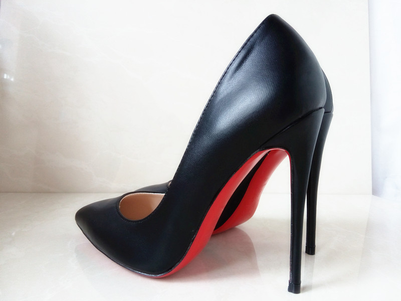 red bottom heels black