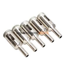 5pcs Round Shank 15mm Tile Glass Diamond Tipped Hole Saw Cutter Metal Tool ARE4