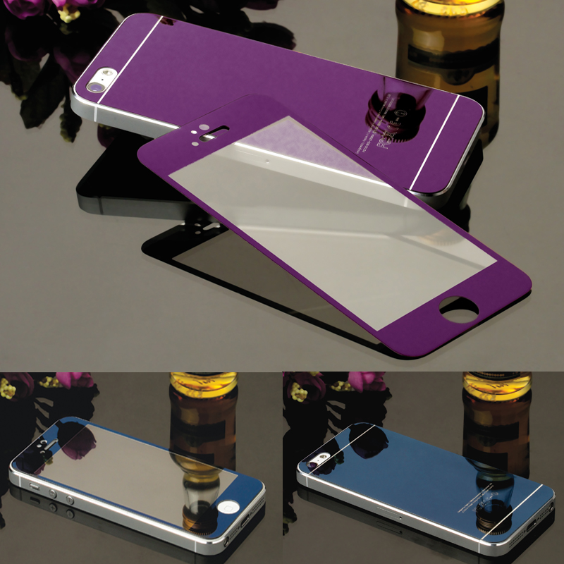front back tempered glass mirror effect colorful 3d color screen protector front back tempered glass mirror effect colorful 3d color screen protector