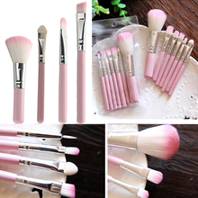 New7Pcs Pro Pink Makeup Brush Set Eyeshadow Cosmetic Tools Eye Face Beauty Brushes 4JIA
