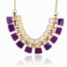 2015 Fashion Jewelry Collar Mujer Collier Femme Enamel Statement Necklace Pendant Vintage Fashion Necklace For Women Accessories