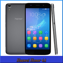 Original Huawei Honor4A / Honor 4A 8GBROM 2GBRAM 4G 5.0inch Smartphone EMUI 3.1 MSM8909 Quad Core Support LTE & WCDMA & GSM GPS