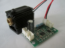 NEW 532nm 100mW Green Laser Module with Driver (808nm/532nm&660nm + TTL) +heat sink