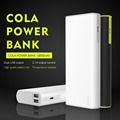 Power Bank ROCK With Dual USB Output Interface Efficiency Quick Charging For iOS devices and Android