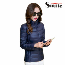 Womens Down Jackets Basic Super Ultra Light Short Style Down Jacket Woman Uniqloy Ultralight Down Coat Winter Jacket
