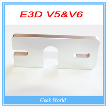 5pcs/lot 3D printer accessory Reprap E3D V5&V6 Hot End Aluminum Mount Plate for Makergear J-head or DIY Hot End Prusa