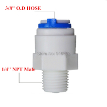 1 4 NPT Male Thread Straight Quick Connector To 3 8 OD Hose Connection Filttings Apply