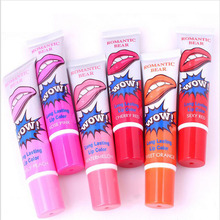 Romantic Bear Women Girls New Brand Lip Gloss matte waterproof TATTOO Megic Color Peel Mask Tint Pack Long Lasting Makeup lips