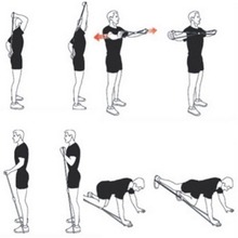 5Pcs Training Resistance Bands Rope Tube Workout Exercise for Yoga 8 Type Fashion Body Fitness Elastic