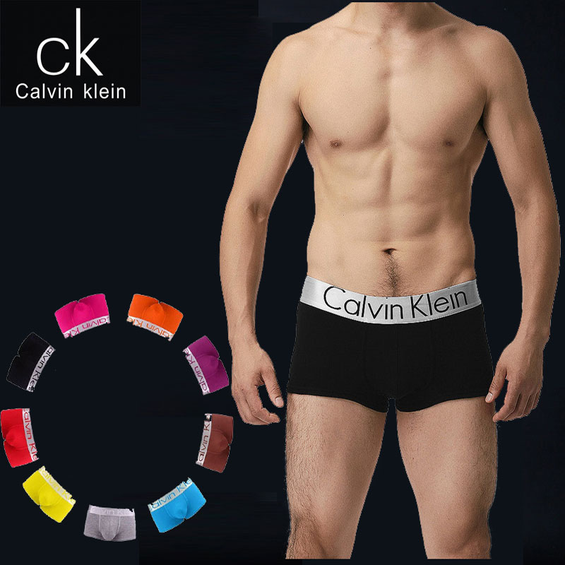 Calvin Klein Ck Mens Underwear Sexy Man Cotton Solid Mens Pants With Deluxe Packaging In 6582