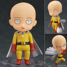 2016 New 10cm PVC ONE PUNCH-MAN Figures Saitama Figure Cute Doll Toys Free Shipping comic anime figure peripherals