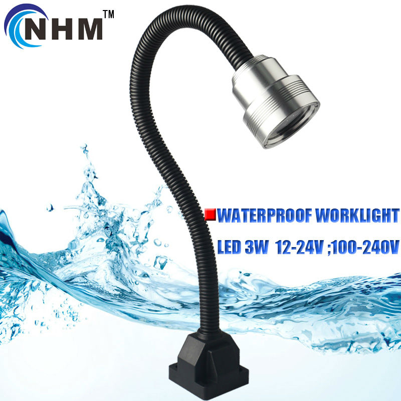 35-53CM 24V/220V Led Machine Tool Work Light Waterproof Oil-proof