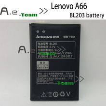 Lenovo A66 аккумулятор BL203 оригинальный высокое качество 1500 мАч батарея для Lenovo A66 A278T A365E A308T A369 A318T A385E