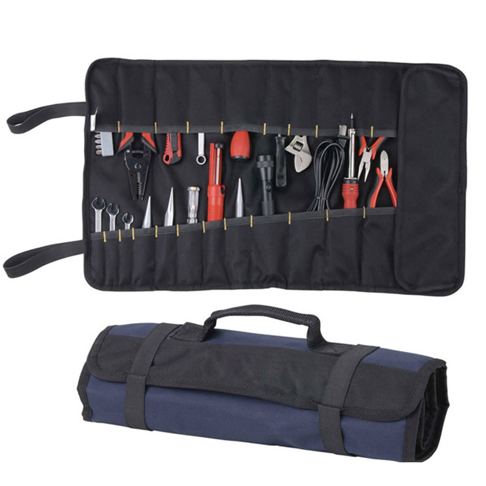 Oxford Canvas Chisel Roll Rolling Repairing Tool Utility Bag Multifunctional With Carrying Handles Brand New