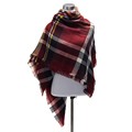 100pcs lot scarfs fashionable Za Fashion Winter Women Cashmere Plaid Tartan Blanket Scarf Pashmina Scarves Shawl