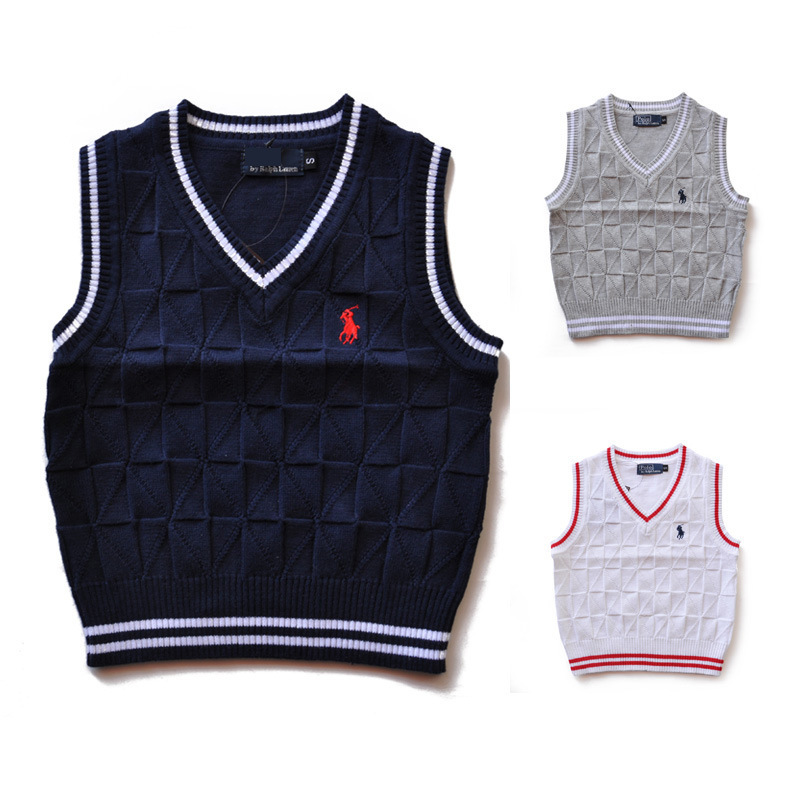2015 Spring autumn kids sweater 100% cotton baby cardigan boy\u0027s V,neck sweater vest