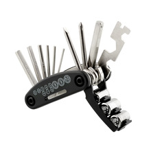 16 en 1 multifunción herramientas de reparación Kits Set para bicicletas Bike llave de acero al carbono de alta calidad Portable Durable envío gratis