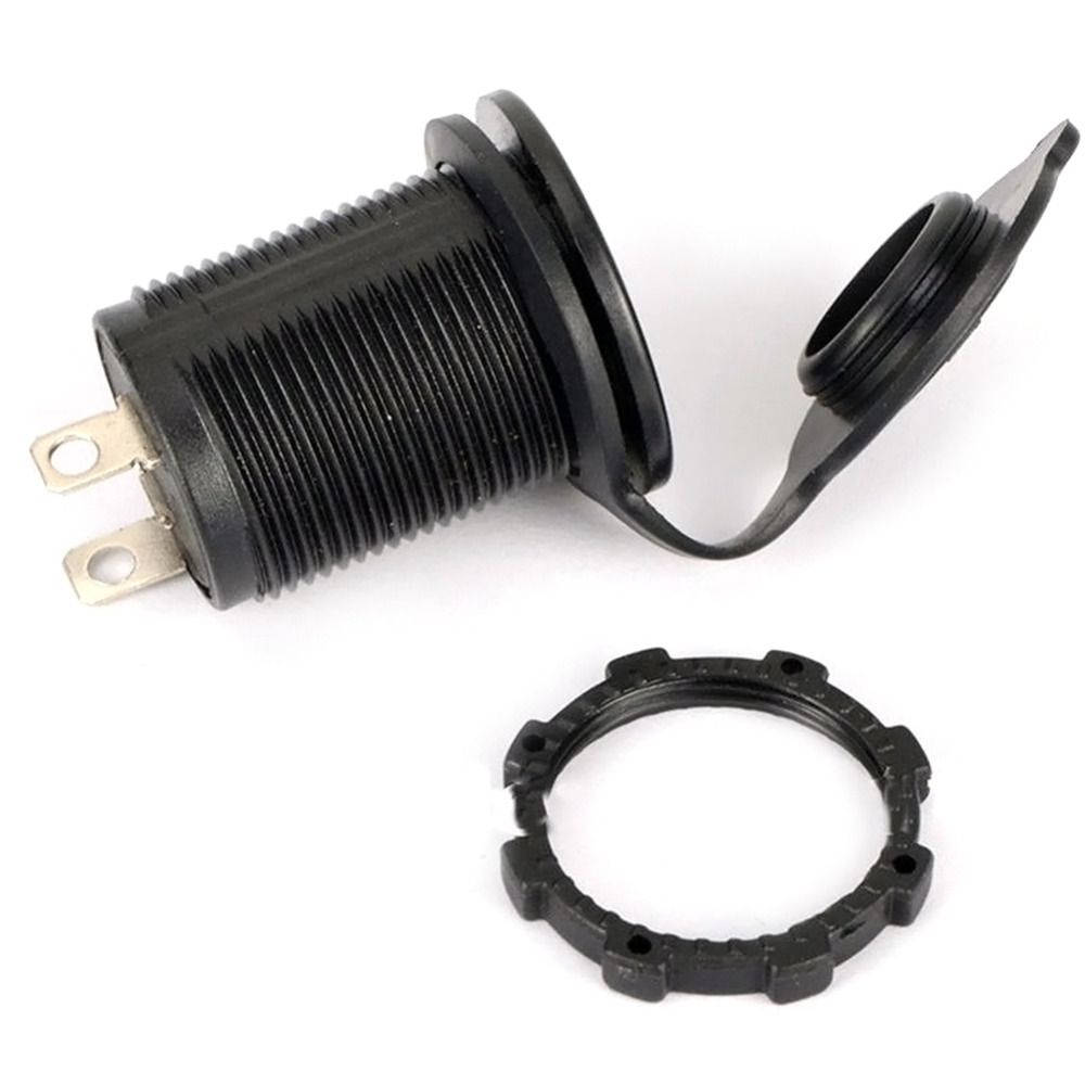 12v Waterproof Accessory Power Socket Car Motorcycle Cigarette Lighter Plug New L0192570