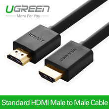 Ugreen 1М, 2М, 3М, 5М, 10М, 15М Высокая скорость Позолоченные Подключите между мужчинами Кабо кабель HDMI 1.4 Версия 1080p 3D для HDTV PS3 XBOX Apple TV