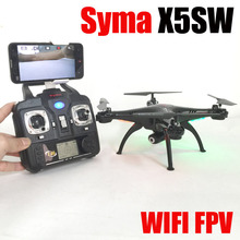 FPV WiFi Support IOS Android SYMA X5SW RC Drone With HD Camera 2.4G 6 Axis RC Helicopter Quadcopter Real Time Video