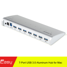 ORICO H73-SV SuperSpeed Aluminum HUB Splitter USB 3.0 7-Port HUB -Sliver Free Shipping