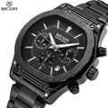 MEGIR Men Chronograph Waterproof Multifunction Military Quartz Watches Shows Stainless Steel New Style Watches Relogio Masculino