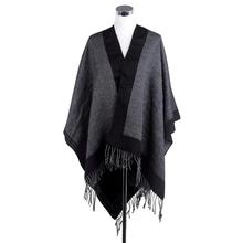 Brand Women Blanket Poncho Scarf Prorsum Cashmere Wool Scarf Cape Winter bufanda manta Tartan Zigzag twill Scarves FEAL S266