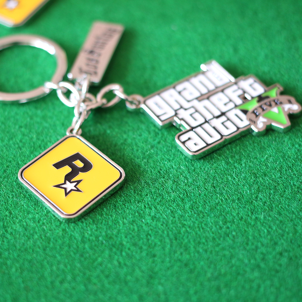 PS4 GTA 5 Game keychain Grand Theft Auto 5 Keychains For Men Fans Xbox