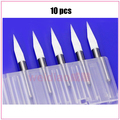 10pcs Mini PCB wood drill Bits Tungsten Steel Carbide PCB CNC drill Bit Milling Machine tools