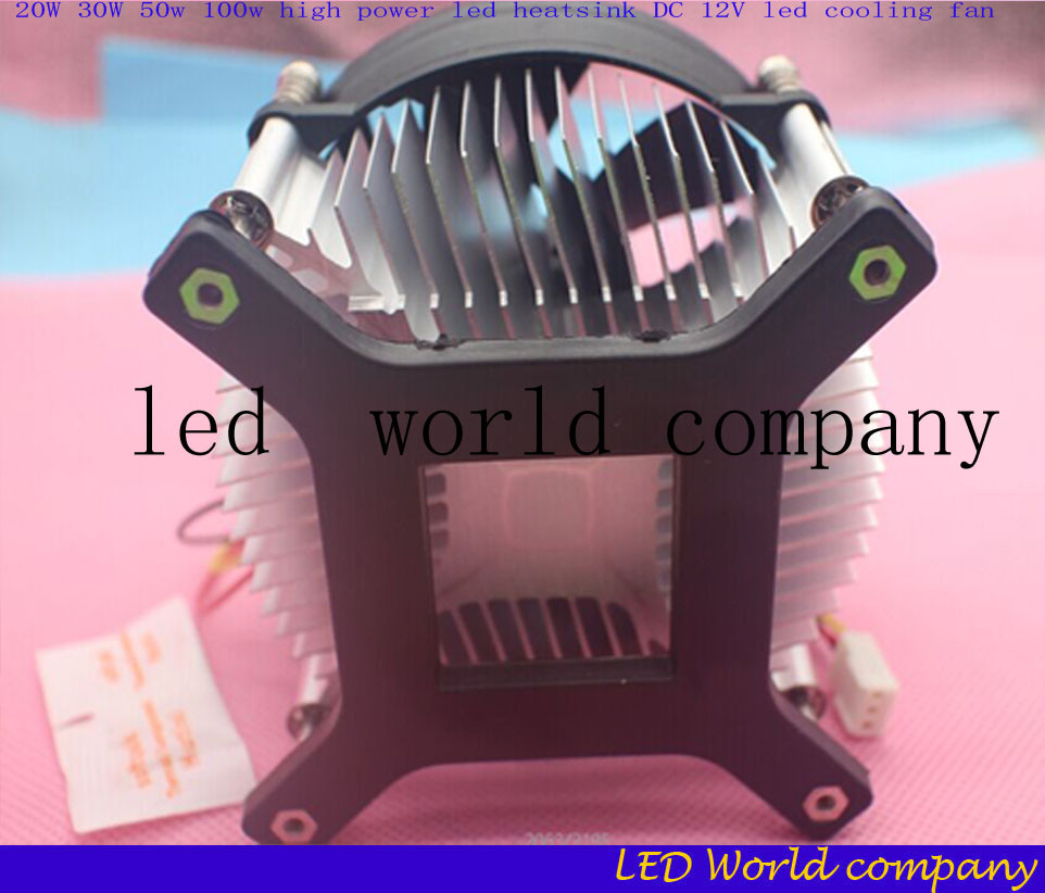Description Picture 5 of itemHot 20W 30W 50w 100w high power led heatsink DC 12V led cooling fan led high power LED bulb radiator 1pcs/lot