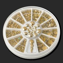 Fashion  Arrival Women’s 3D Nail Art Rhinestones Decor Gold Glitters Nail Art Gems DIY Decoration