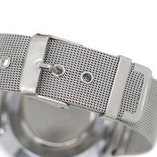Men s Women s Geneva Mesh Band Round Dial Analog Quartz Casual Wrist Watch