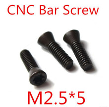 50pcs M2.5 x 5mm M2.5*5  Insert Torx Screw CNC Bar Replaces Carbide Inserts CNC Lathe Tool