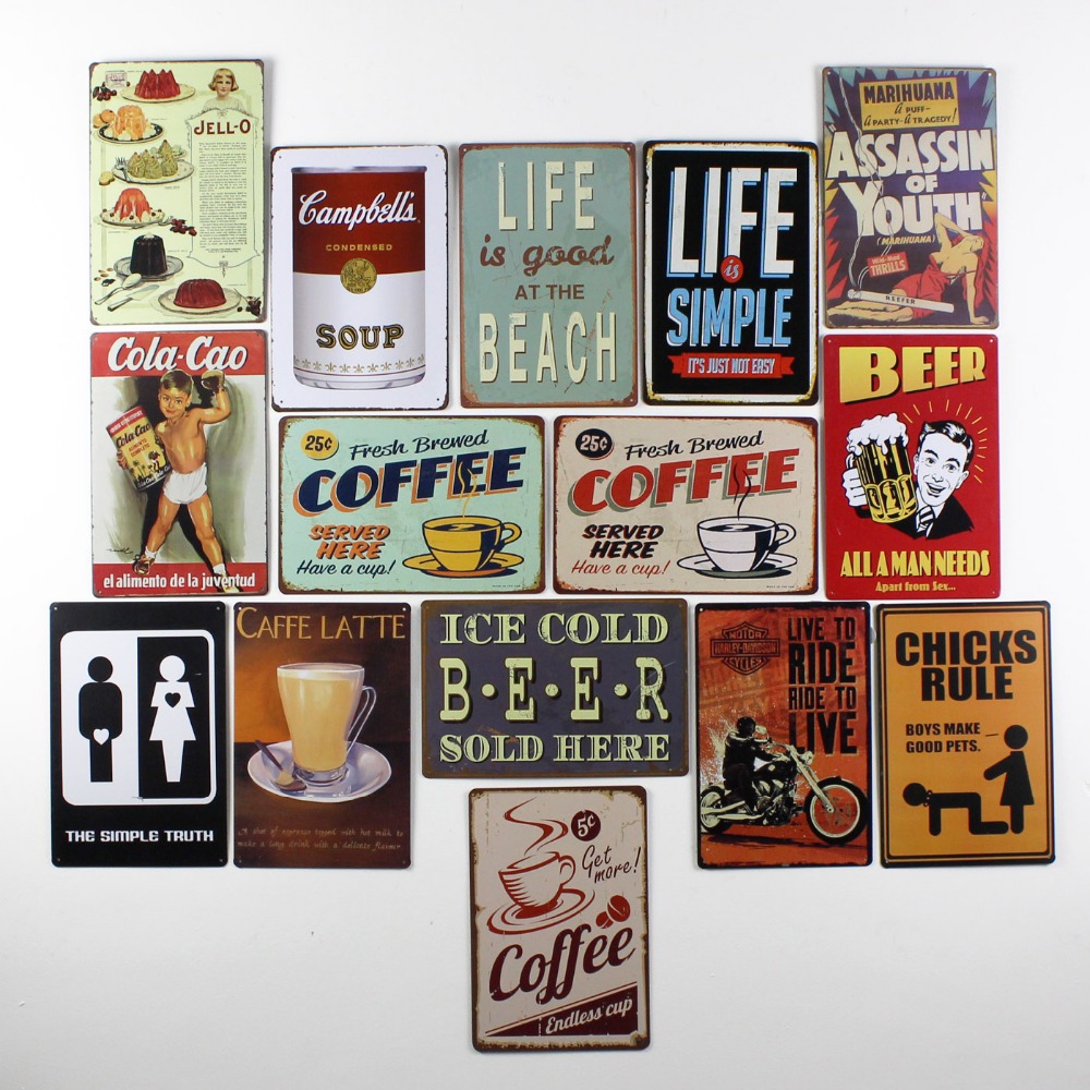 Decor metal signs home decore inspiration