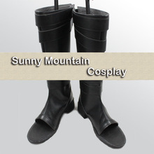 Naruto Neenya anbu Kakashi Ninja black leather shoes Naruto Carnival Cosplay costume Halloween