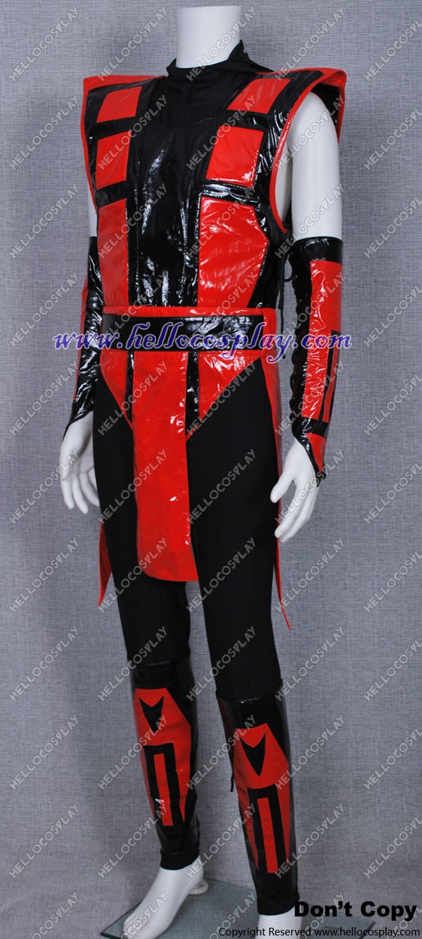 Mortal Kombat 3 Ermac Cosplay Costume Custom-made Red
