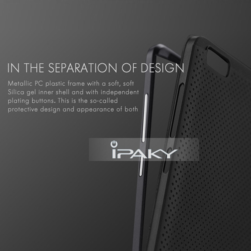 מוצר for xiaomi mi4i mi4c original ipaky dual hybrid pc frame silicon back cover for מוצר for xiaomi mi4i mi4c original ipaky dual hybrid pc frame silicon back cover for