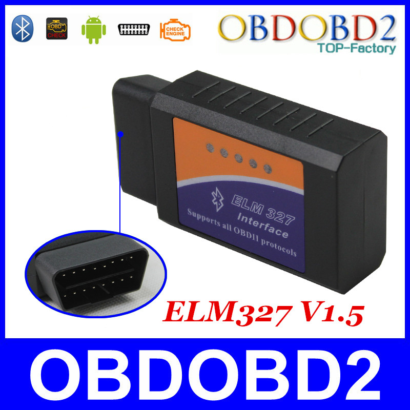 Elm327 Bluetooth   android-  Bluetooth V1.5   OBDII Protoclos CAN-BUS  OBDII ELM 327