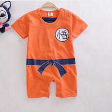 New Baby Clothing For Boys Newborn To Boys Goku/ Superman/ Batman Romper Jumpsuit Set Clothes For For 3-24 Month Babies Newborn