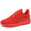 Mens Air Mesh Casual Shoes Fashion Chaussure Femme Comfortable Breathable Superstar Shoes Trainers Zapatillas Hombre Red