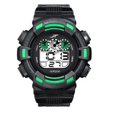 2016 Yoner Watch Mens LED Digital Date Alarm Waterproof Rubber Sports Army Wristwatch